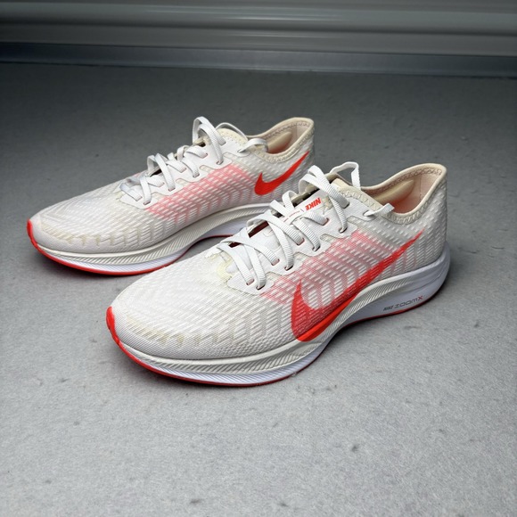 Nike Zoom Pegasus Turbo 2 Shoes Womens 7.5 White Running AT8242-008 ( Fair ) - Picture 1 of 9